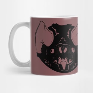 Bat, Adorable Nightmare Puppy of the Sky - Halloween Nature Design Mug